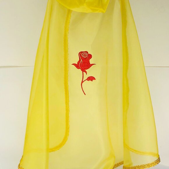 New w/Tag-Great Pretenders Yellow Belle Cape Costume, Size 5-7 (Cape Only) - Picture 11 of 12